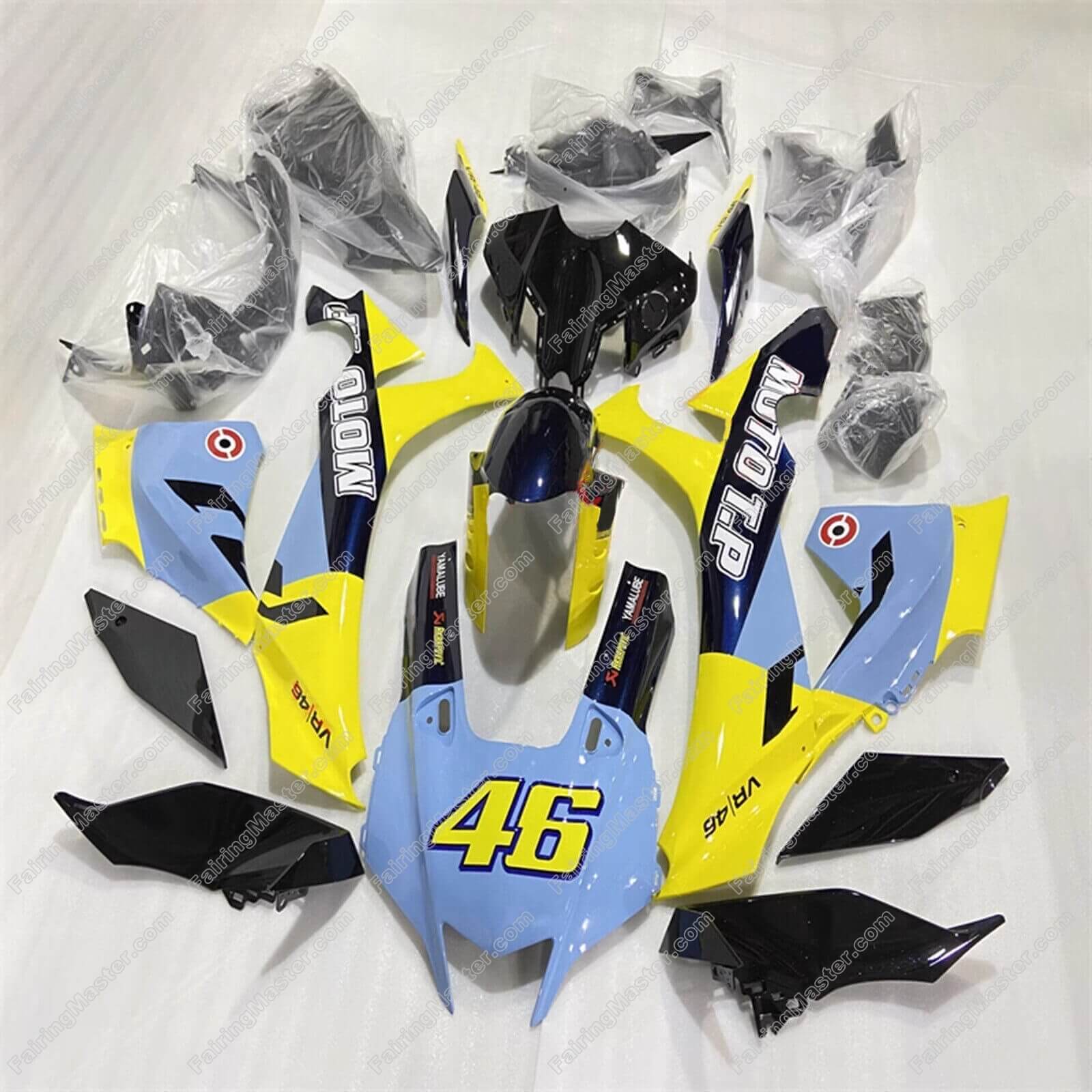 (image for) Fairing kit fit for Yamaha YZF 1000 R1 2020 2021 2022 yellow 125