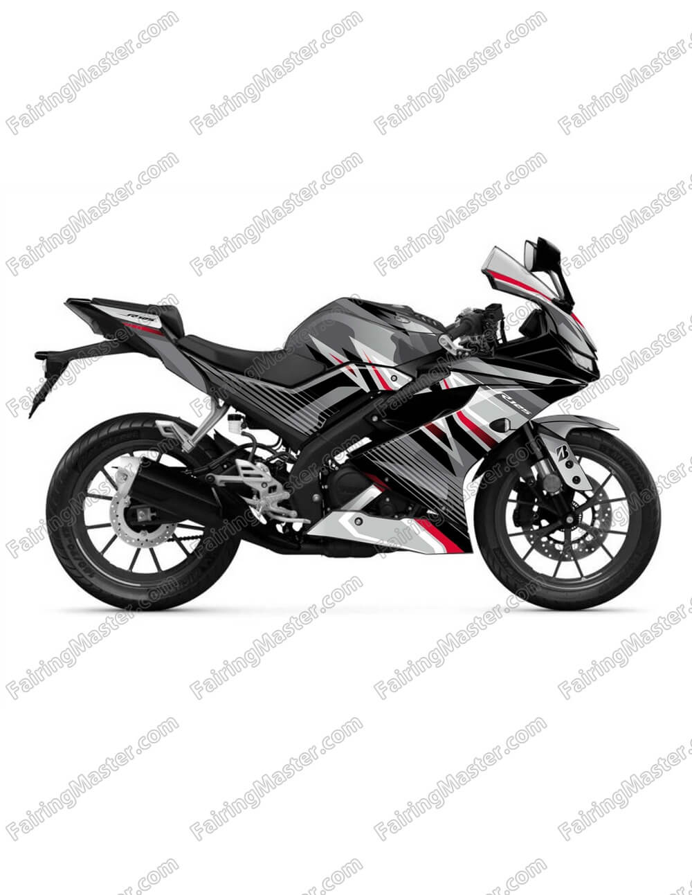 (image for) Fairing kit fit for Yamaha YZF R125 2019-2024 128