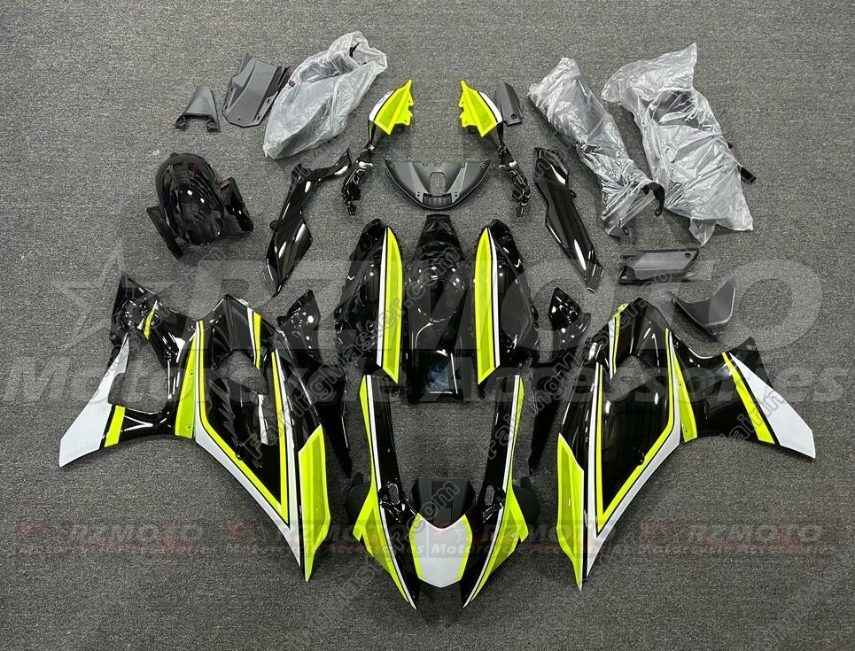 (image for) Fairing kit fit for Yamaha YZF R7 2022 2023 fluorescence yellow black 109 - Click Image to Close