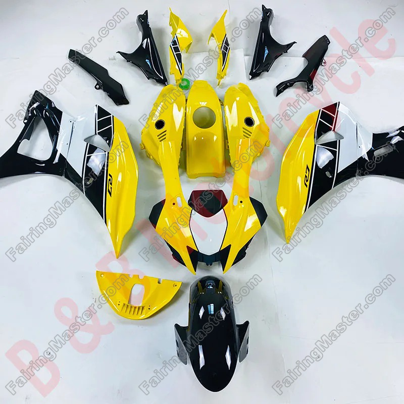 (image for) Fairing kit fit for Yamaha YZF R7 2022 2023 yellow black 111