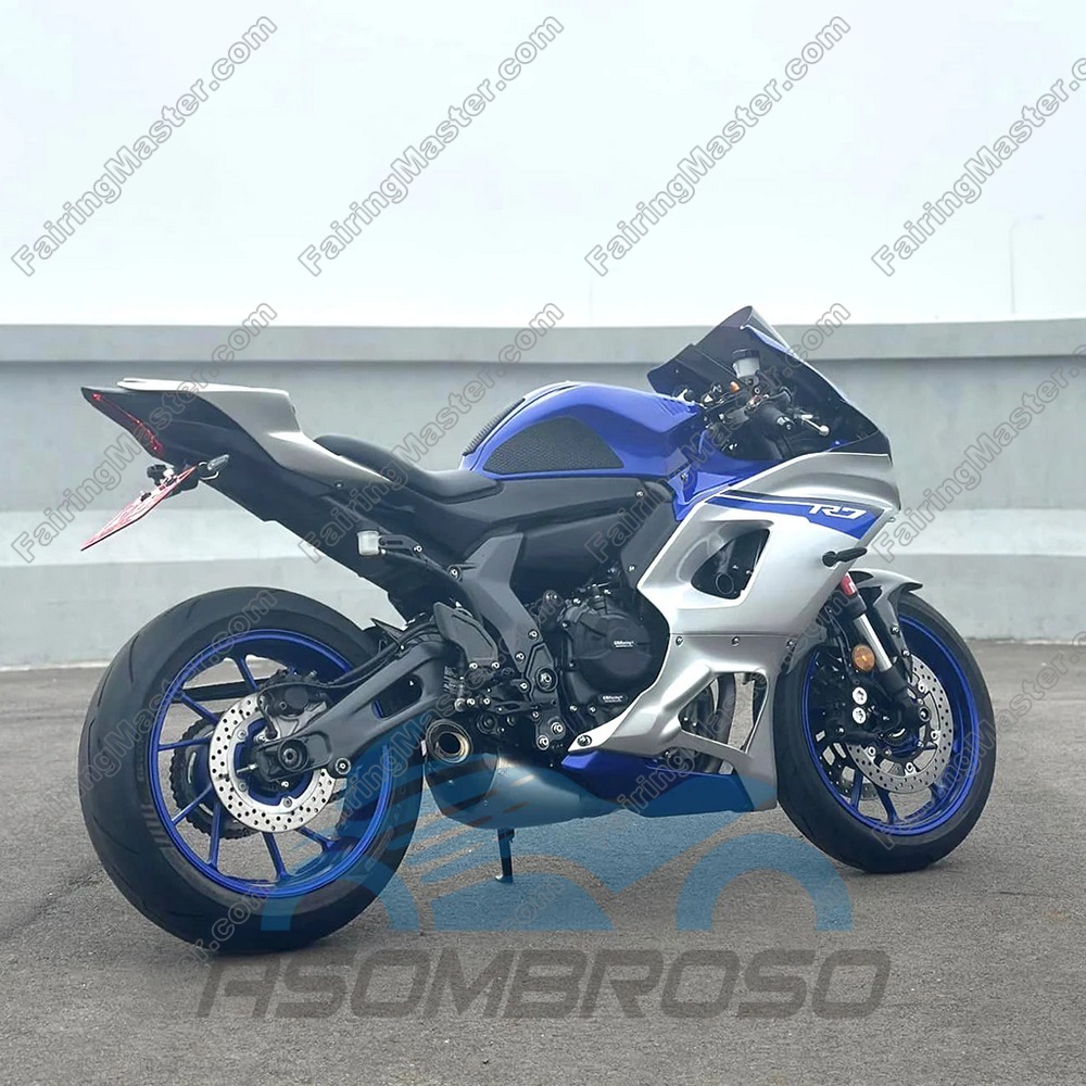 (image for) Fairing kit fit for Yamaha YZF R7 2022 2023 silver blue 117