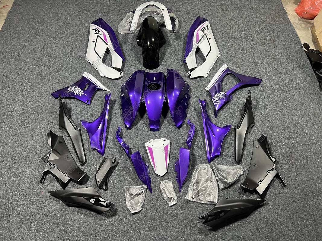 (image for) Fairing kit fit for Yamaha YZF R7 2022 2023 purple white 118