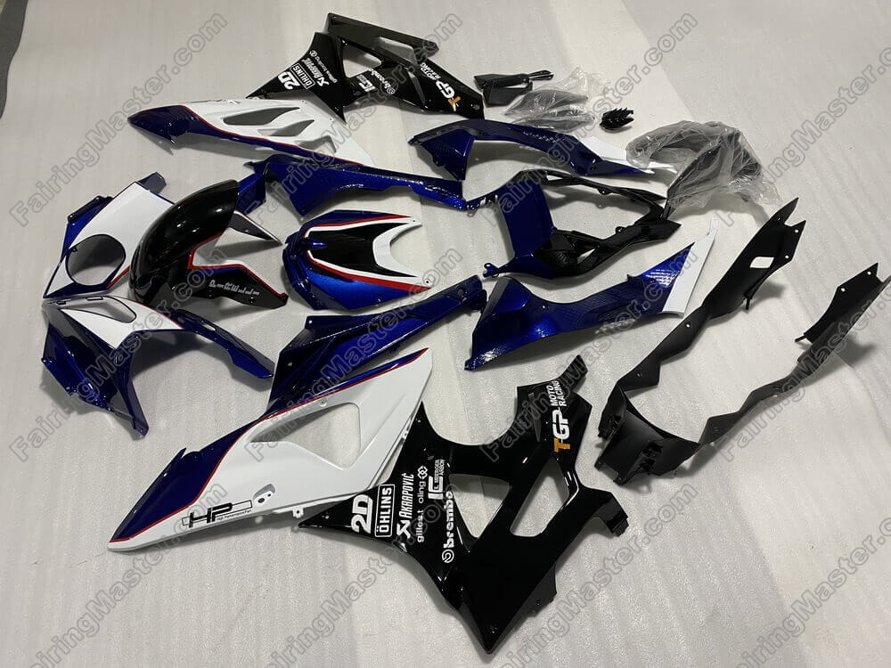 (image for) Injection molding fairing kits fit for BMW S1000RR 2009 - 2014 black white blue 165